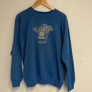 vintage jinny beyer quilting seminar sweatshirt size large